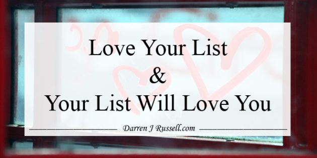 love your list